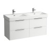 Szafka podumywalkowa LAUFEN BASE 1159x438x515mm 4S do umywalki LAUFEN PRO S 120cm 2K biały  H4024941102611