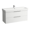 Szafka podumywalkowa LAUFEN BASE 1159x515x438mm 2S do umywalki LAUFEN PRO S 120cm biały  H4024921102611