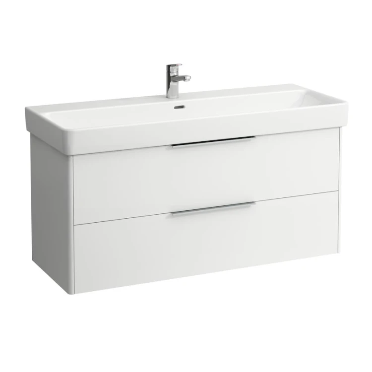 Szafka podumywalkowa LAUFEN BASE 1159x515x438mm 2S do umywalki LAUFEN PRO S 120cm biały  H4024921102611