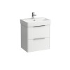 Szafka podumywalkowa LAUFEN BASE 520x358x515mm 2S do umywalki LAUFEN PRO S Compacto biały  H4021521102611