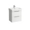 Szafka podumywalkowa LAUFEN BASE 520x358x515mm 2S do umywalki LAUFEN PRO S Compacto biały  H4021521102611