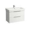 Szafka podumywalkowa LAUFEN BASE 809x438x515mm 2S do umywalki LAUFEN PRO S biały  H4023921102611