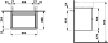 Szafka podumywalkowa LAUFEN SPACE 535x410x520mm pod umywalkę LAUFEN VAL 55cm biały Mat  H4101421601001
