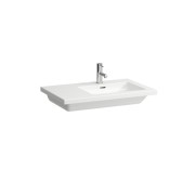 Umywalka  LAUFEN LIVING SQUARE 75x48 z blatem po prawej biały H8174390001091