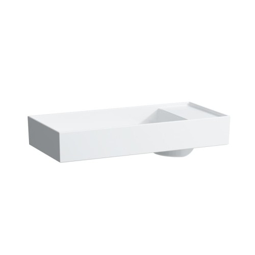 Umywalka KARTELL BY LAUFEN 90x46 cm blat po lewej, bez przekewu, H8103390001121