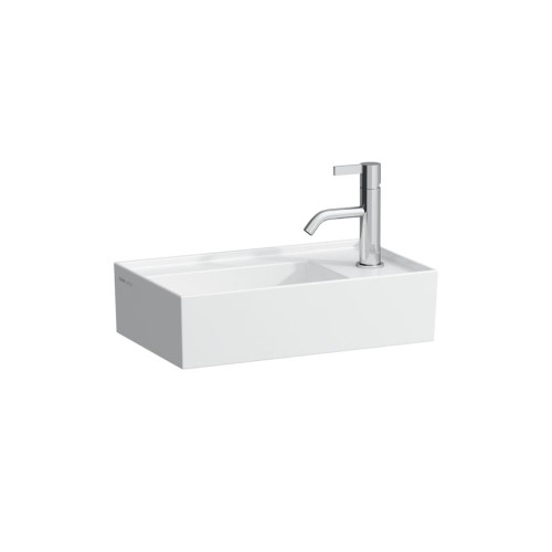 Umywalka KARTELL BY LAUFEN SaphirKeramik 460x280 mm z ukrytym odpływem, bez syst. H8153340001121