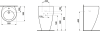 Umywalka LAUFEN ILBAGNOALESSI ONE 52x53 zintegrowany postument,przelew clou, powierzchnia  H8119714001091