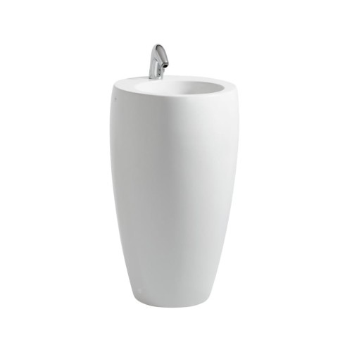 Umywalka LAUFEN ILBAGNOALESSI ONE 53x90 zintegrowany z postument, z odpływem H8119724001091