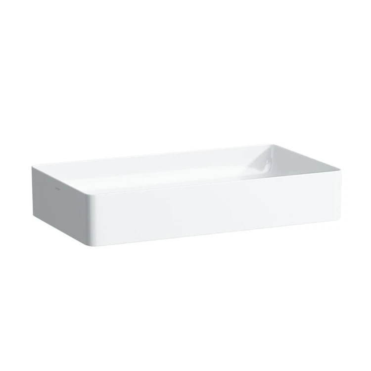 Umywalka LAUFEN LIVING SQUARE 60x34 nablatowa z powłoką LCC biały H8114344001121
