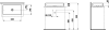 Umywalka LAUFEN LIVING SQUARE 60x34 nablatowa z powłoką LCC biały H8114344001121