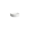 Umywalka nablatowa LAUFEN SONAR 41x36,5cm Szlif, biały  H8123420001121