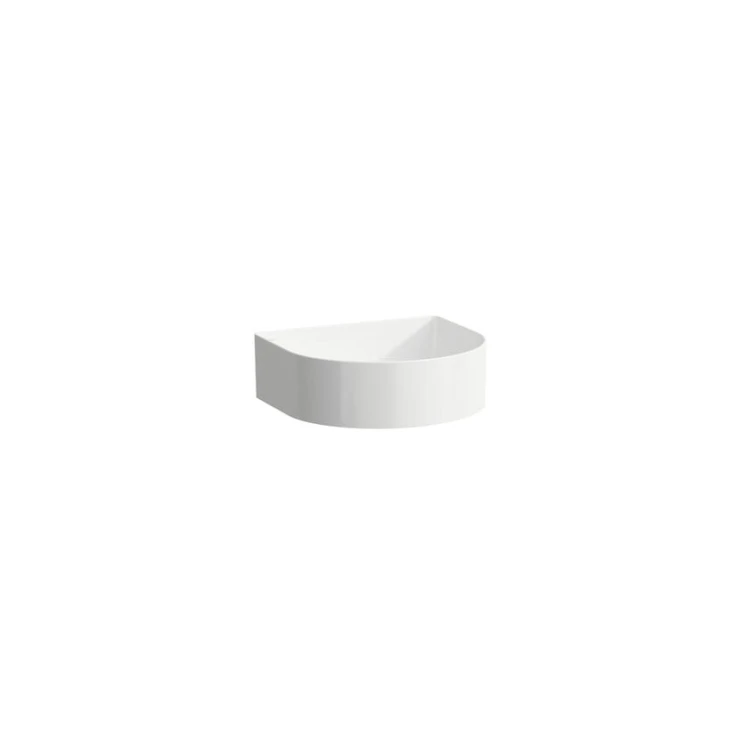 Umywalka nablatowa LAUFEN SONAR 41x36,5cm Szlif, biały  H8123420001121