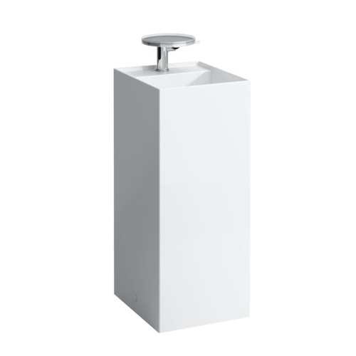 Umywalka wolnostojąca KARTELL BY LAUFEN 37,5x43,5cm (opdływ, przył. w kpl.) Czarny  H8113310201111