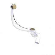 Syfon wannowy McALPINE, automatyczny, złoto/mosiądz HC31-GOLD