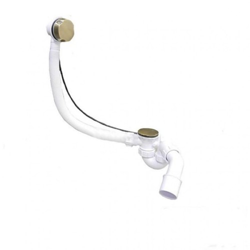 Syfon wannowy McALPINE, automatyczny, złoto/mosiądz HC31-GOLD