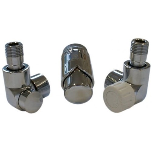 Zestaw SCHLOSSER LUX, osiowo prawy, złączka pex, chrom 603700035