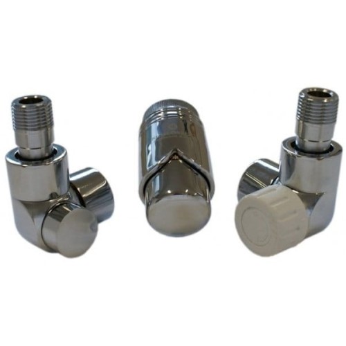 Zestaw SCHLOSSER LUX, osiowo lewy, złączka pex, chrom 603700036