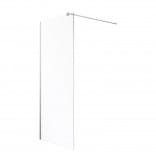 Ścianka wolnostojąca KOŁO GEO 90cm, walk-in, powłoka Reflex, srebrny połysk 560.129.00.3