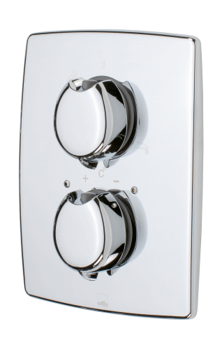 Bateria wannowa ORAS OPTIMA z termostatem podtynkowy element zewnętrzny 7188