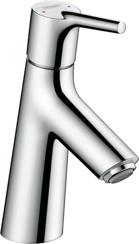 Bateria umywalkowa HANSGROHE TALIS S, stojąca, z kompletem odplywowym Push-Open, chrom 72011000