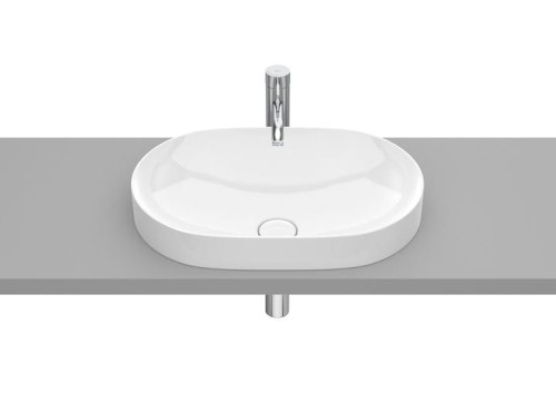 Umywalka blatowa ROCA INSPIRA ROUND 550x370 H75 FINECERAMIC A327527000