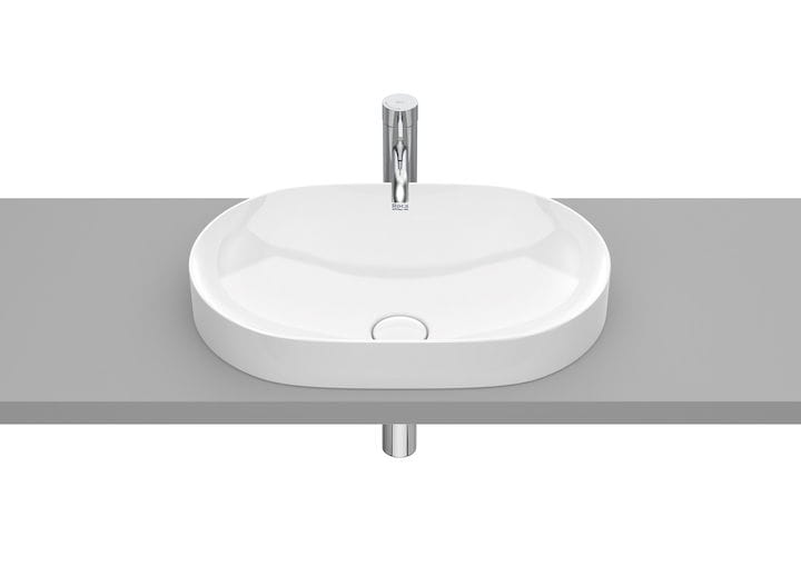 Umywalka blatowa ROCA INSPIRA ROUND 550x370 H75 FINECERAMIC A327527000