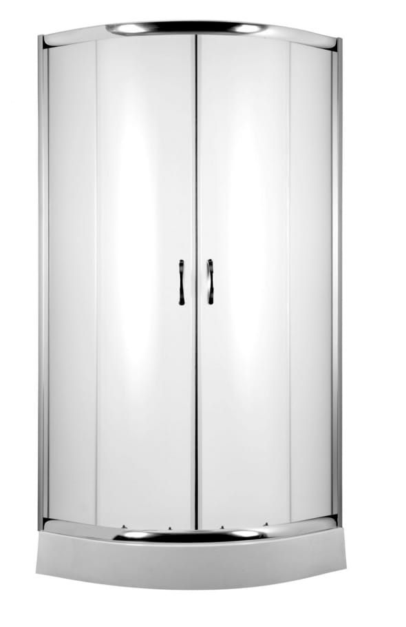 Kabina półokrągła DEANTE FUNKIA 80cm, szkło szronione R=55, chrom KYP 652K