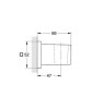 Uchwyt-prysznicowy-Grohe-Euphoria-Cube-kwadratowy-chrom-27693000