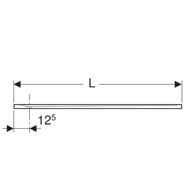 Brodzik prostokątny GEBERIT  SESTRA 140x90cm, konglomerat, biały 550.257.00.1