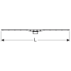 Rynna zbiorcza GEBERIT CleanLine80 odpływu liniowego, 30-90cm, stal czarny chrom 154.440.QC.1