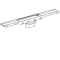 Rynna zbiorcza GEBERIT CleanLine80 odpływu liniowego, 30-130cm, stal czarny chrom 154.441.QC.1