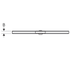 Rynna zbiorcza GEBERIT CleanLine20 odpływu liniowego, 30-90cm, ciemny metal 154.450.00.1
