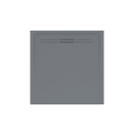 Brodzik kwadratowy GEBERIT SESTRA 90x90cm, konglomerat, szary 550.260.00.1
