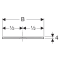 Brodzik prostokątny GEBERIT SESTRA 120x80cm konglomerat, szary  550.264.00.1