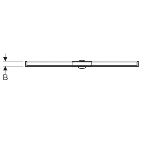 Rynna zbiorcza GEBERIT CleanLine20 odpływu liniowego, 30-130cm, stal polerowana 154.451.KS.1