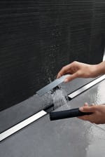 Rynna zbiorcza GEBERIT CleanLine20 odpływu liniowego, 30-160cm, stal polerowana 154.453.KS.1