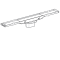 Rynna zbiorcza GEBERIT CleanLine20 odpływu liniowego, 30-160cm, stal polerowana 154.453.KS.1
