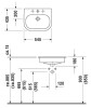 Umywalka DURAVIT D-CODE 54x43cm wpuszczana, biała 0337540000