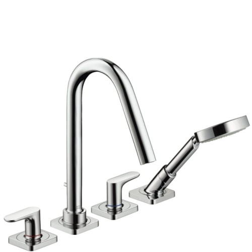 Bateria wannowa AXOR CITTERIO M 4-otworowa, el.zew., wys. 280mm, chrom 34454000