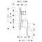 Bateria wannowa HANSGROHE METRIS E2 podtynkowa, DN15, chrom 31493000