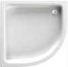 Brodzik półokrągły DEANTE STANDARD PLUSII 80x80x12 fi 52 z nóżkami KTU 032B