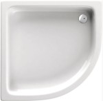 Brodzik półokrągły DEANTE STANDARD PLUSII 80x80x12 fi 52 z nóżkami KTU 032B