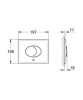 Przycisk-spłukujący-GROHE-SKATE-AIR-3-6-L-z-stop-(SL)-biała-pozioma-38506SH0