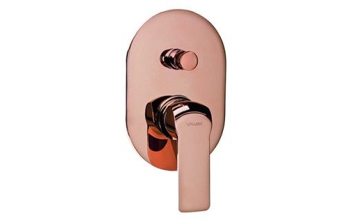 Bateria prysznicowa VALVEX AURORA ROSE GOLD podtynkowa, 2 funkcyjna, złota 2445270