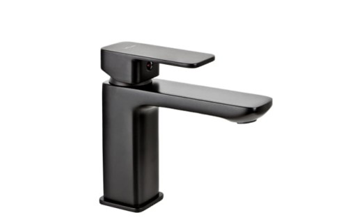 Bateria umywalkowa VALVEX LOFT BLACK z korkiem click-clack, czarna 2455900