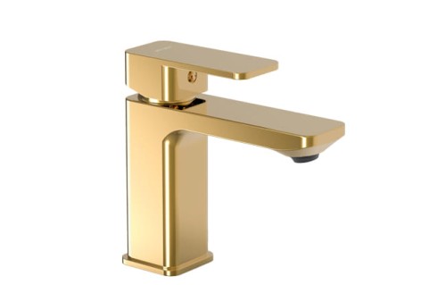 Bateria umywalkowa VALVEX LOFT GOLD z korkiem click-clack, złota 2455800