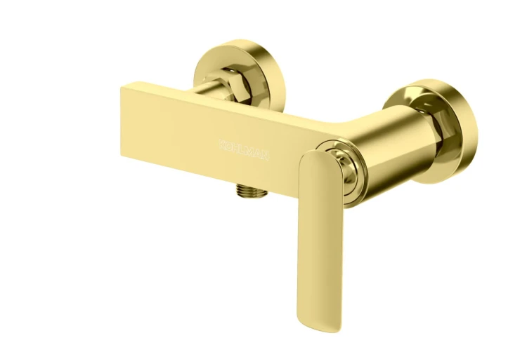 Bateria natryskowa KOHLMAN EXPERIENCE Scienna złoty  QW120EGD