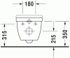 Miska wisząca WC DURAVIT STARCK 3 rimless, biała 2527090000