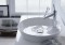 Umywalka nablatowa DURAVIT CAPE COD fi48cm, okrągła, z wyspą na baterię, biała 2328480000