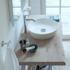 Umywalka nablatowa DURAVIT CAPE COD fi43cm, okrągła, bez przelewu, bez otworu, biała 2328430000